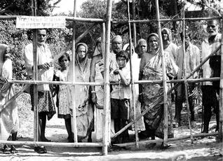 Description: Much at stake:Residents of Patana village in Jagatsinghpur district of Odisha protest against land acquisition for a Posco steel mill in this February 2011 file photo.— Photo: LINGARAJ PANDA